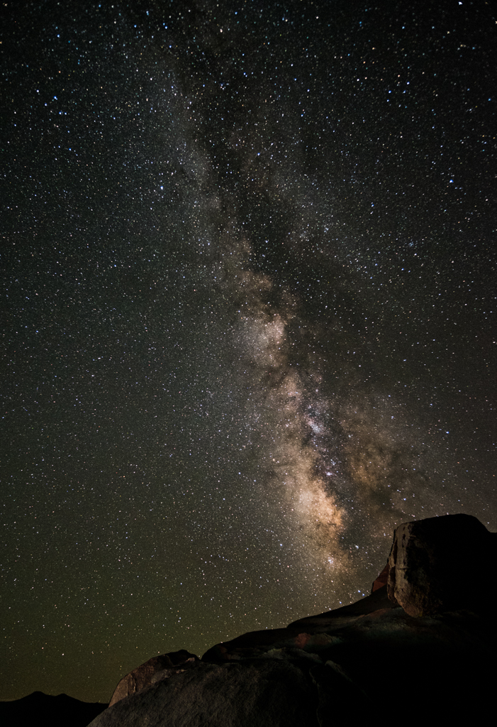 The Milky Way from the Mojave National Preserve
